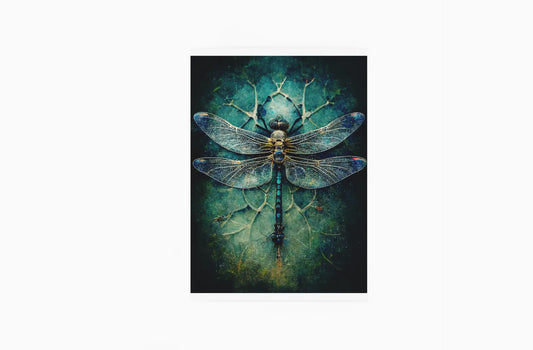 Krafttier Libelle - «Die Natur ist perfekt» - Canvas 3:4