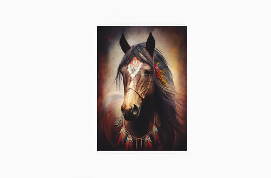 [Poster] Krafttier Pferd - "Leichtigkeit des Windes" - Poster 3:4