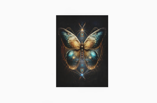 [Poster] Krafttier Schmetterling - "Der Zauber in Dir" - Poster 3:4