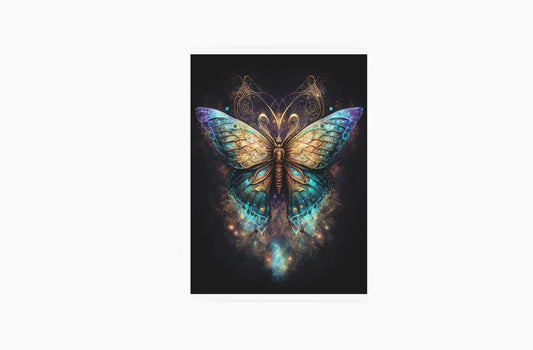 [Poster] Krafttier Schmetterling [Variante B] - "Der Zauber in Dir" - Poster 3:4